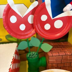Decor for Mario themed party 