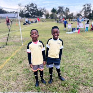 Boys playing sports