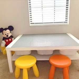 How To Make A LEGO Table From IKEA LACK Center Table