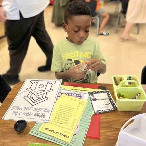 Getting ready for kindergarten