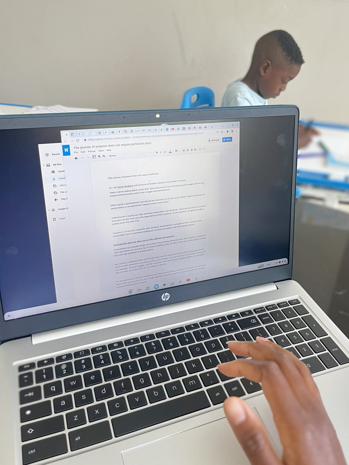 Working from home with kids