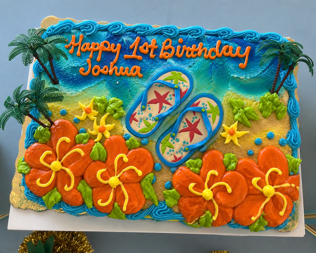 POOL PARTY BIRTHDAY CAKE